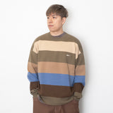 (KN064) Multicolor Panel Knit Pullover