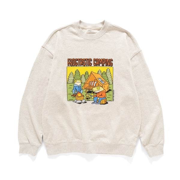 (ZW502) FROGTASTIC CAMPING Graphic Sweater