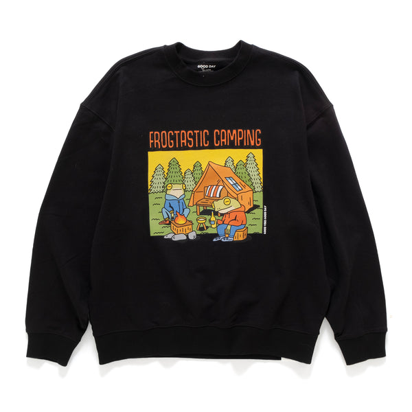 (ZW502) FROGTASTIC CAMPING Graphic Sweater