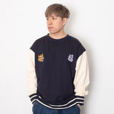 (SW484) Tiger Embroidery Souvenir Sweater