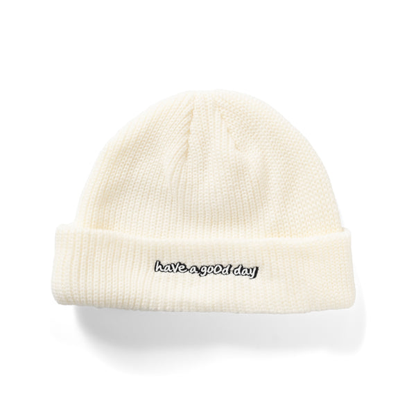 (ZC274) Have a GOOD DAY Embroidery Beanie (Online Exclusive)