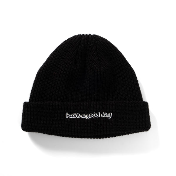 (ZC274) Have a GOOD DAY Embroidery Beanie (Online Exclusive)