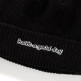 (ZC274) Have a GOOD DAY Embroidery Beanie (Online Exclusive)