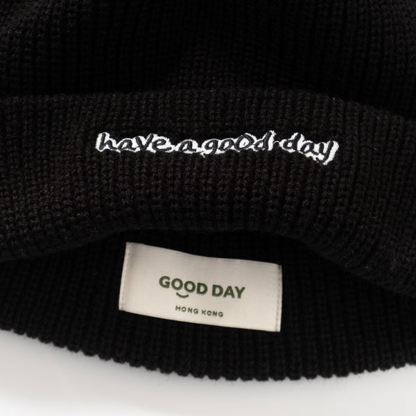 (ZC274) Have a GOOD DAY Embroidery Beanie (Online Exclusive)