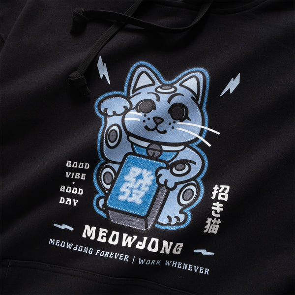 (ZW511) Lucky Meowjong Graphic Sweater