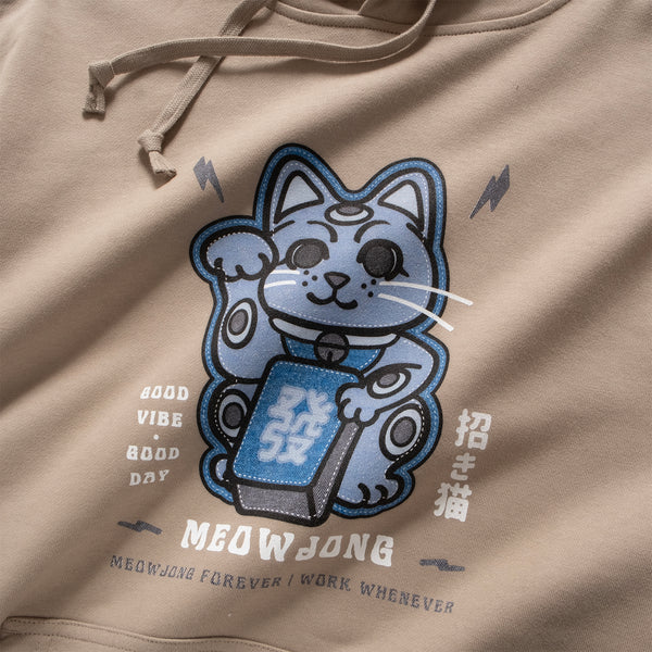 (ZW511) Lucky Meowjong Graphic Sweater