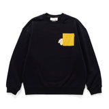 (EX548) Graphic Patch Pocket Sweater