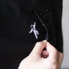 (ZT1141) Astronaut Embroidery Pocket Tee