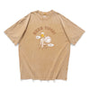 (ZT1624) Sloth Beer Graphic Washed Tee