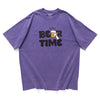 (ZT1626) Beer Time Graphic Washed Tee