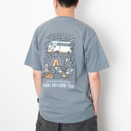 (ZT1266) Phase of the Moon Graphic Tee