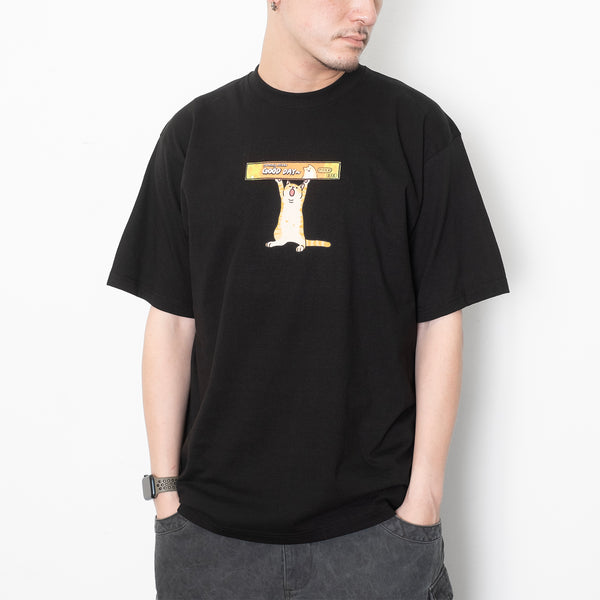 (ZT1434) Cat Stick Graphic Tee