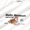 (ZT1190) Hello, Hooman PJai Photo Print Tee