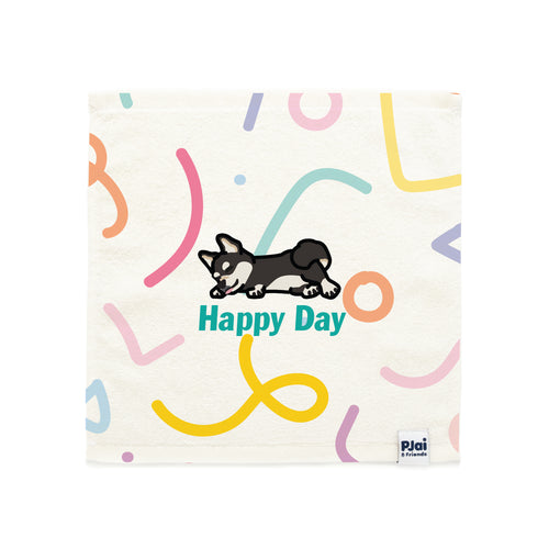 (EMA030) MYO 2.0 Pet Pet Zzz Graphic Square Towel