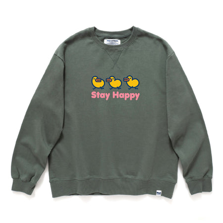 (ZW509) Pawker Embroidery Graphic Sweater