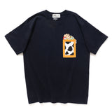 (EX488) Bedtime Graphic Pocket Tee