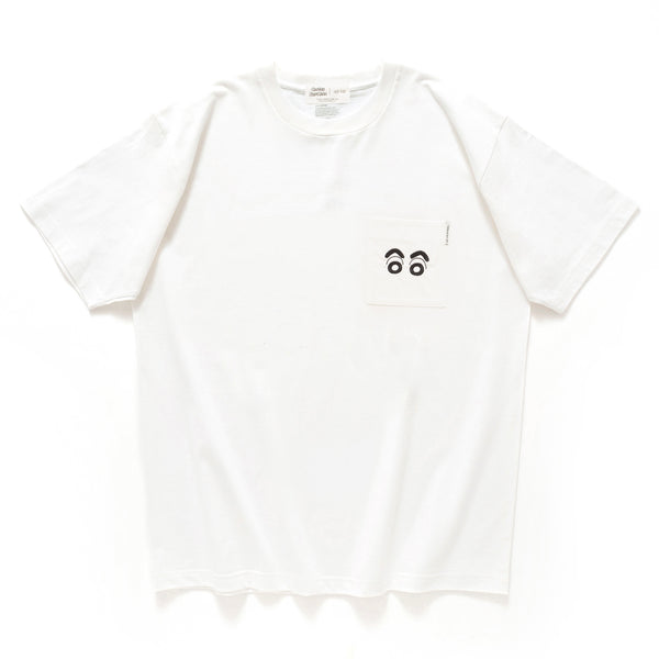 (EX491) Graphic Embroidery Pocket Tee