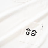 (EX491) Graphic Embroidery Pocket Tee