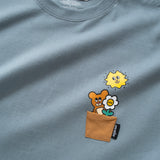 (EX514) Plant Graphic Pocket Tee