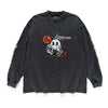 (EX585) GOOD DAY Flag Graphic Long Sleeve Tee