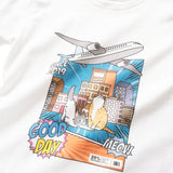 (ZT1538) Kids Purrrfect View Graphic Tee