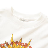 (ZT1508) GOOD VIBES Graphic Cropped Tee