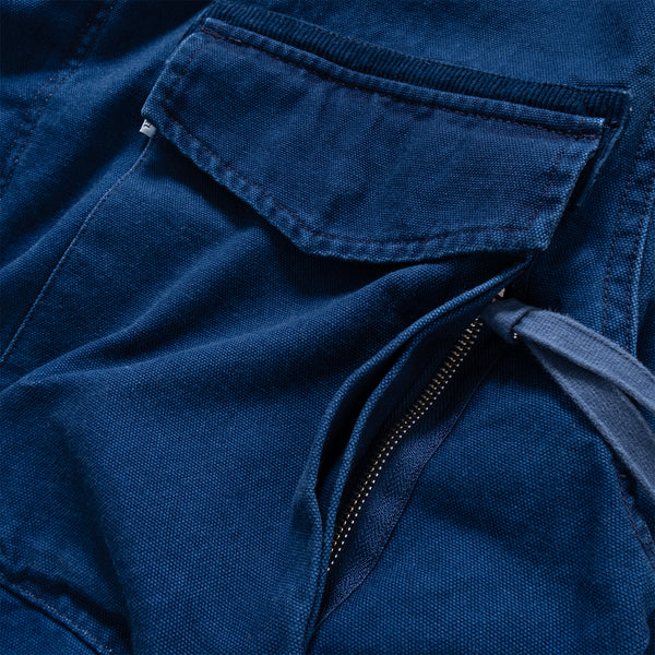 (JK382) Japanese Fabric Indigo M65 Field Jacket