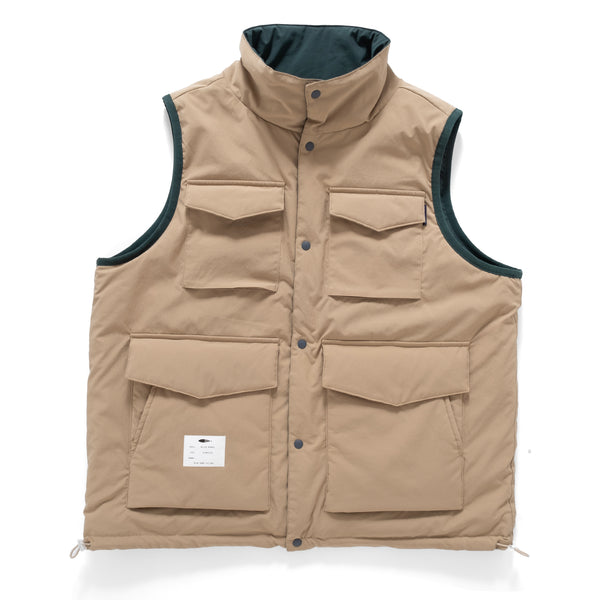 (JK384) Reversible 3M Padding Vest Jacket