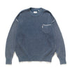 (KN063) Garment Dye Wash Knit Pullover