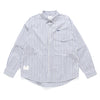 (ST402) 2 Ways Stripe Shirt