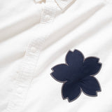 (ST414) Sakura Patch Corduroy Shirt