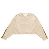 (SW476) Splited Sleeve Cropped Sweater