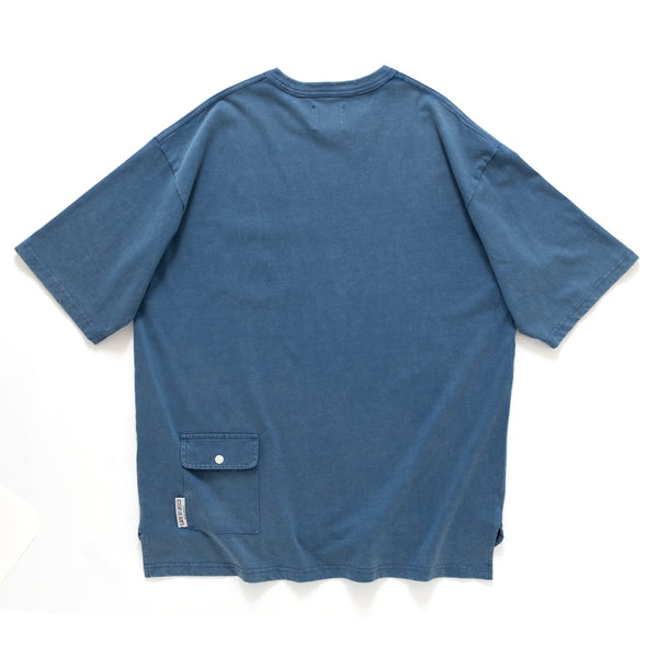 (TP1339) Garment Dye Wash Pocket Tee