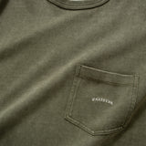 (TP1339) Garment Dye Wash Pocket Tee