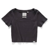 (TP1424) Square Collar Tee