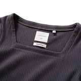 (TP1424) Square Collar Tee