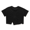 (TP1425) Splited Cropped Tee