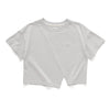 (TP1425) Splited Cropped Tee