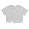 (TP1425) Splited Cropped Tee