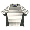 (TP1446) Stripe Contrast Tee