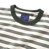 (TP1446) Stripe Contrast Tee