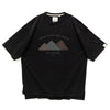 (TP1447) Mountains Patchwork Wash Tee