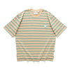 (TP1474) Embroidery Stripe Tee