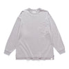 (TP1475) Garment Dye Wash Long Sleeve Pocket Tee