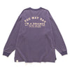 (TP1475) Garment Dye Wash Long Sleeve Pocket Tee