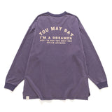 (TP1475) Garment Dye Wash Long Sleeve Pocket Tee