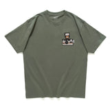 (ZT1505) Animal Camera Graphic Pocket Tee