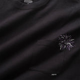 (ZT1435) Firework Graphic Embroidery Tee