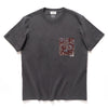 (ZT1437) Japan Paisley Fabric Pocket Tee