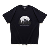 (ZT1459) Moonlight Wolf Embroidery Tee